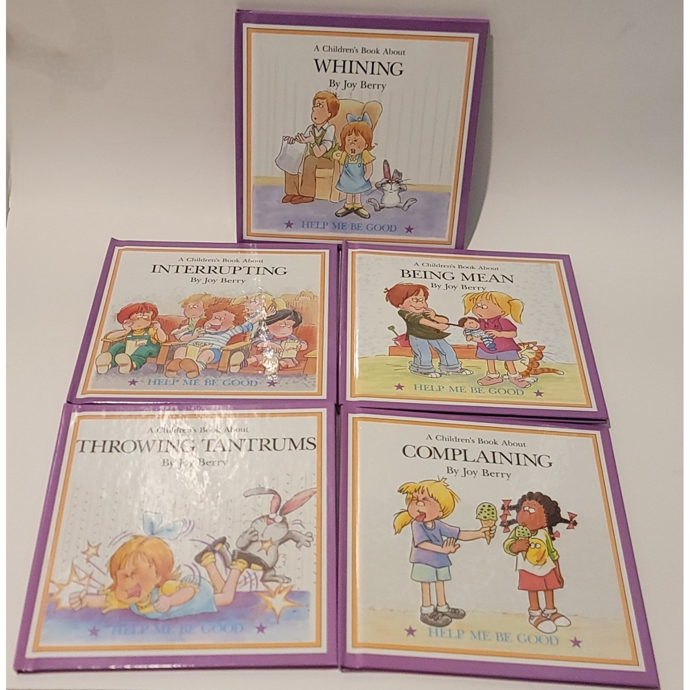 VTG A Children's Book About - Help Me Be Good Lot Of 5